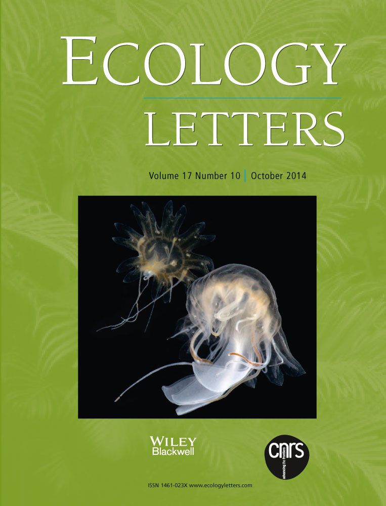Ecology Letters front cover
