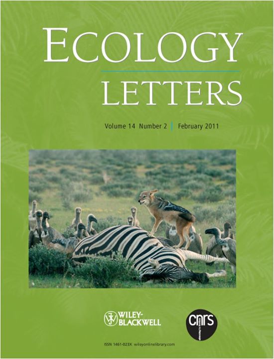 Ecology Letters 14 front cover